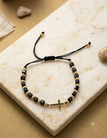 Accesorii Placate cu Aur - Bratara Urban Faith Black
