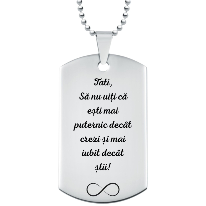Cadou pentru Iubit – Lanț Personalizat cu Coordonate, Inox [4]