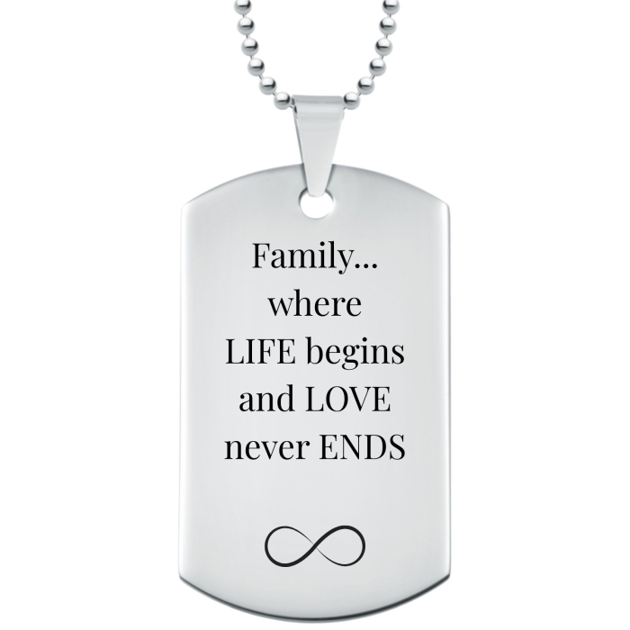 Cadou pentru Iubit - Lanț Personalizat cu Mesaj Motivațional [5]