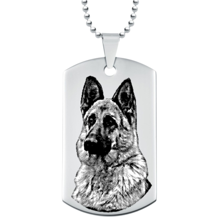 Lanț Bărbați Personalizat cu Poză Pisică și Text, Oțel Inoxidabil - Cadou pentru Iubitorii de Animale [1]