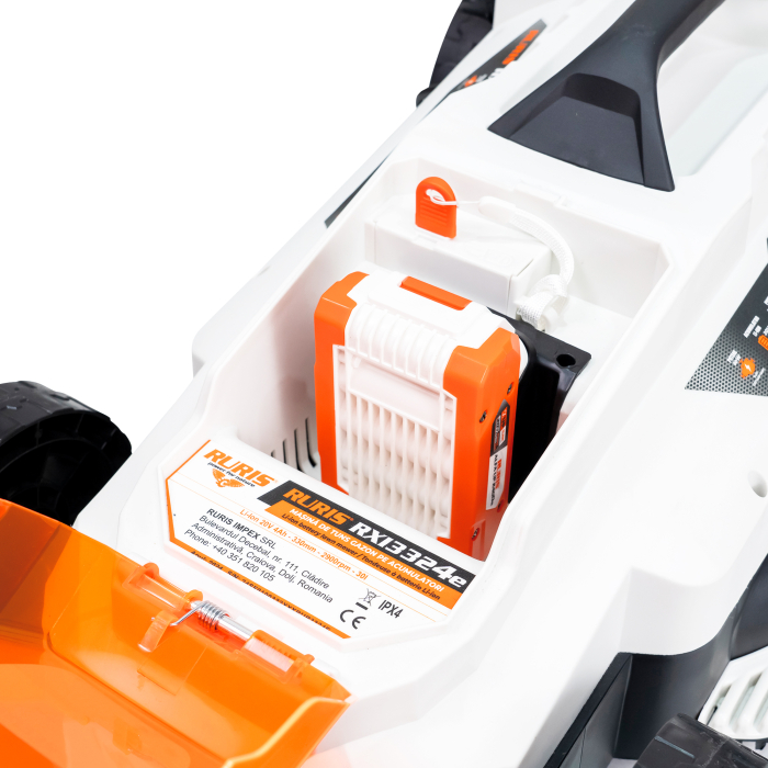 Maşină de tuns gazon pe acumulator RURIS RXI3324E Power Alfa UP {contine acumulator+incarcator} [10]