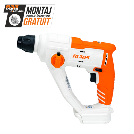 Produse pe acumulatori - Ciocan rotopercutor pe acumulator RURIS RMX1210