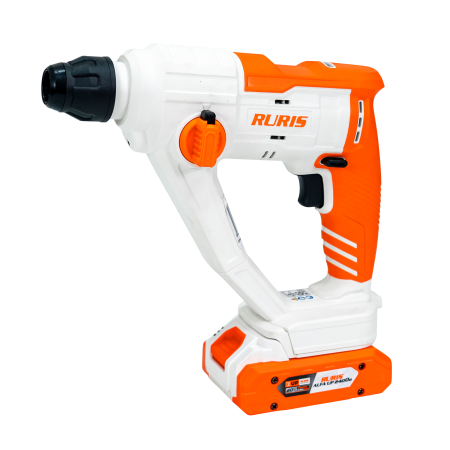 Ciocan rotopercutor pe acumulator RURIS RMX1210 Power Alfa Up {contine acumulator si incarcator} [4]