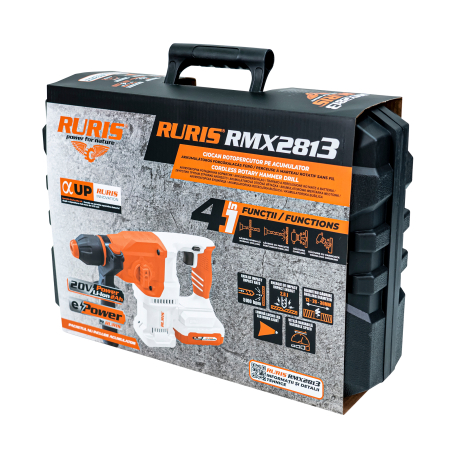 Ciocan rotopercutor pe acumulator RURIS RMX2813 [7]