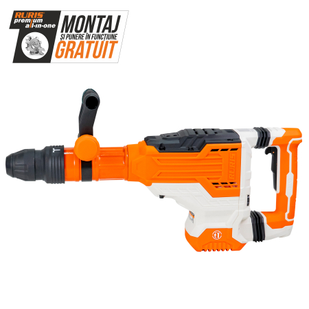 Produse pe acumulatori - Ciocan rotopercutor pentru demolari SDS Max RURIS RMX25050