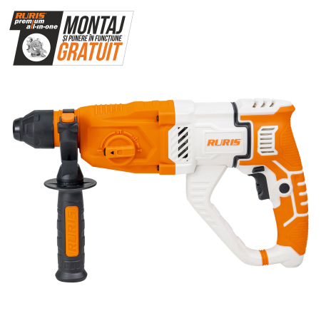 Produse pe acumulatori - Ciocan rotopercutor SDS Plus RURIS RMX3026