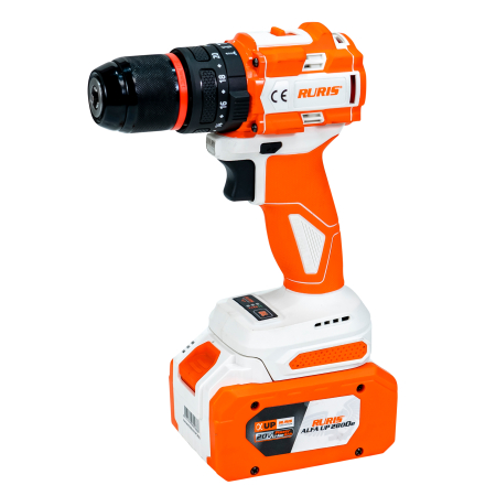 Masina de gaurit insurubat cu percutie pe acumulator RURIS RMX1360 Power Alfa UP {contine acumulator+incarcator} [6]