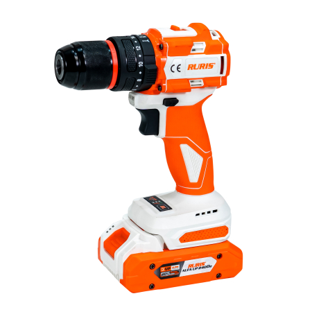 Masina de gaurit insurubat cu percutie pe acumulator RURIS RMX1360 Power Alfa UP {contine acumulator+incarcator} [5]