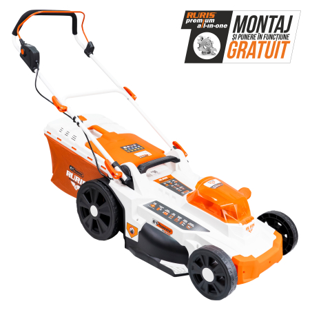Produse pe acumulatori - Maşină de tuns gazon pe acumulator RURIS RXI 4344E