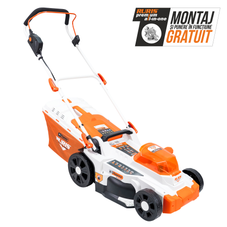 Produse pe acumulatori - Mașină de tuns gazon pe acumulator Ruris RXI3744e