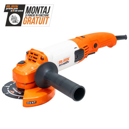 Produse pe acumulatori - Polizor unghiular RURIS RA1100V