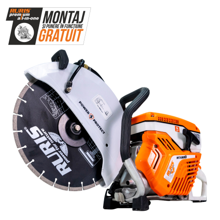 Utilaje constructii - Tăietor beton/asfalt/metal RURIS RTX800