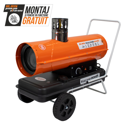 Aeroterme - Tun de aer cald cu ardere directă VULCANO 8000