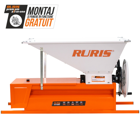 Mori si zdrobitoare fructe - Zdrobitor manual cu desciorchinare Ruris HT100
