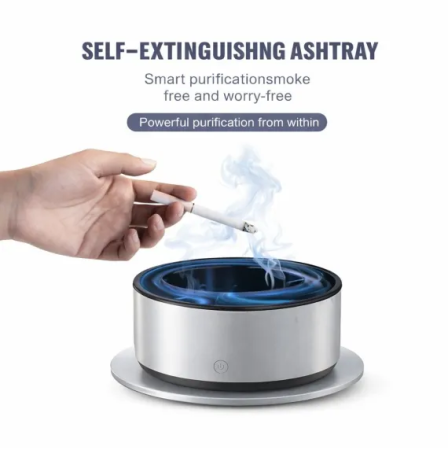 Scrumieră Electrică cu Purificator de Aer și Filtru pentru Fum [2]