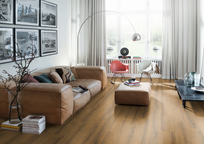 Parchet laminat, Egger, EL2402 Stejar Sherman maro cognac, 10 mm, 4V, AQ24, Create Vintage [2]