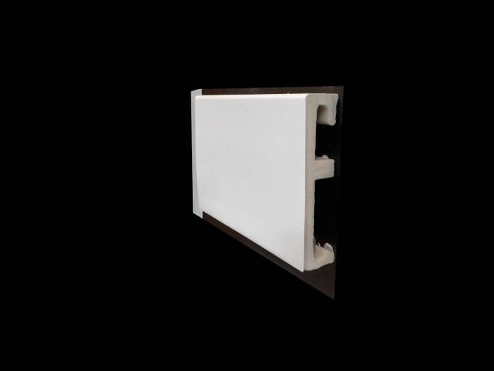 Plinta alba Polimer, Alpha 80x16x2200 mm [1]