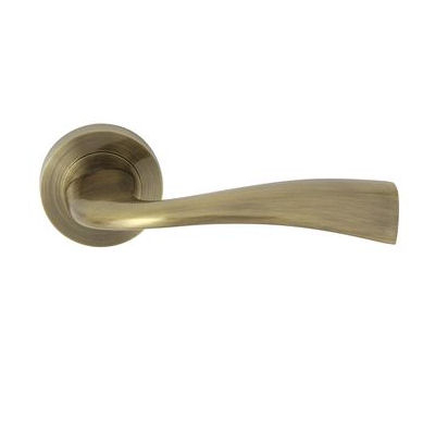 Manere - Maner usa de interior, Fly, bronz lacuit, rozeta rotunda filetata