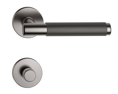 Manere - Maner usa de interior, TIME, titan, cu rozeta buton
