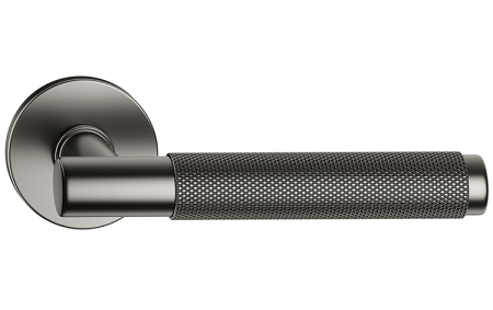 Maner usa de interior, TIME, titan, cu rozeta buton [2]