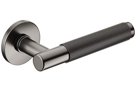 Maner usa de interior, TIME, titan, cu rozeta buton [1]