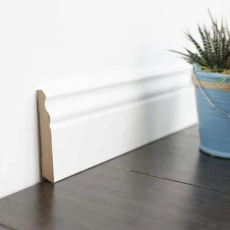Plinte - Plinta alba MDF, 70x16x2430 mm