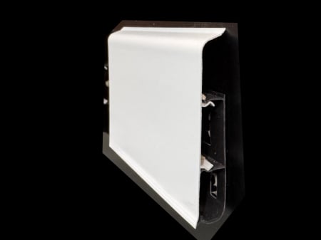 Plinte - Plinta alba PVC, Elegant, 100x19x2200 mm