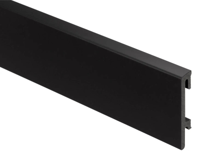 Plinta neagră duropolimer, 80x16X2400 mm [1]