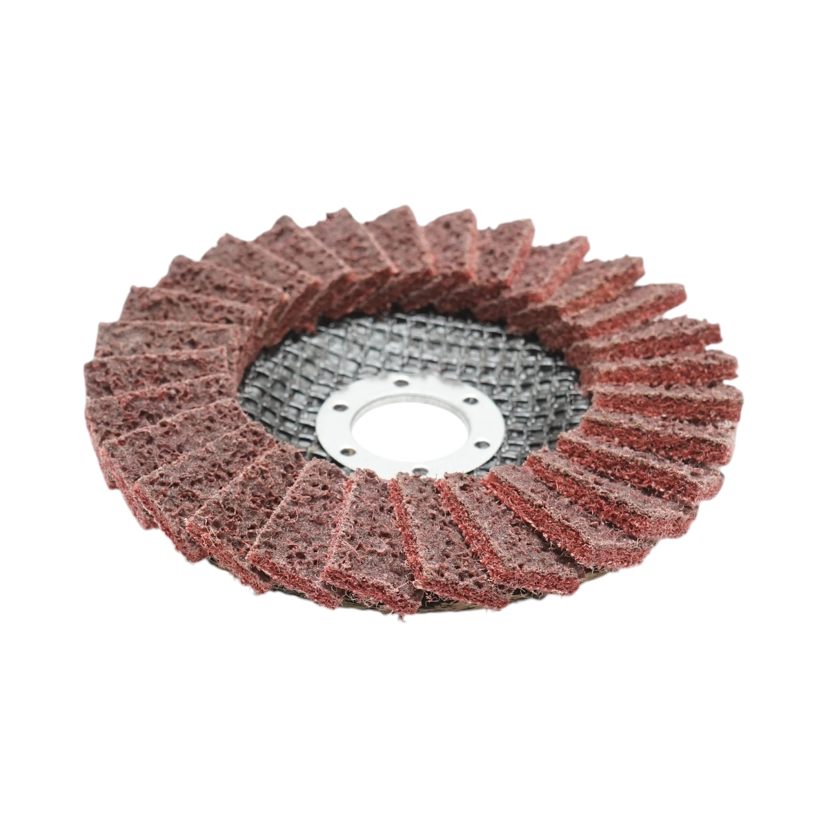 Disc abraziv lamelar netesut 125x22mm, granulatie medie pentru polisare si finisare Breckner Germany [3]