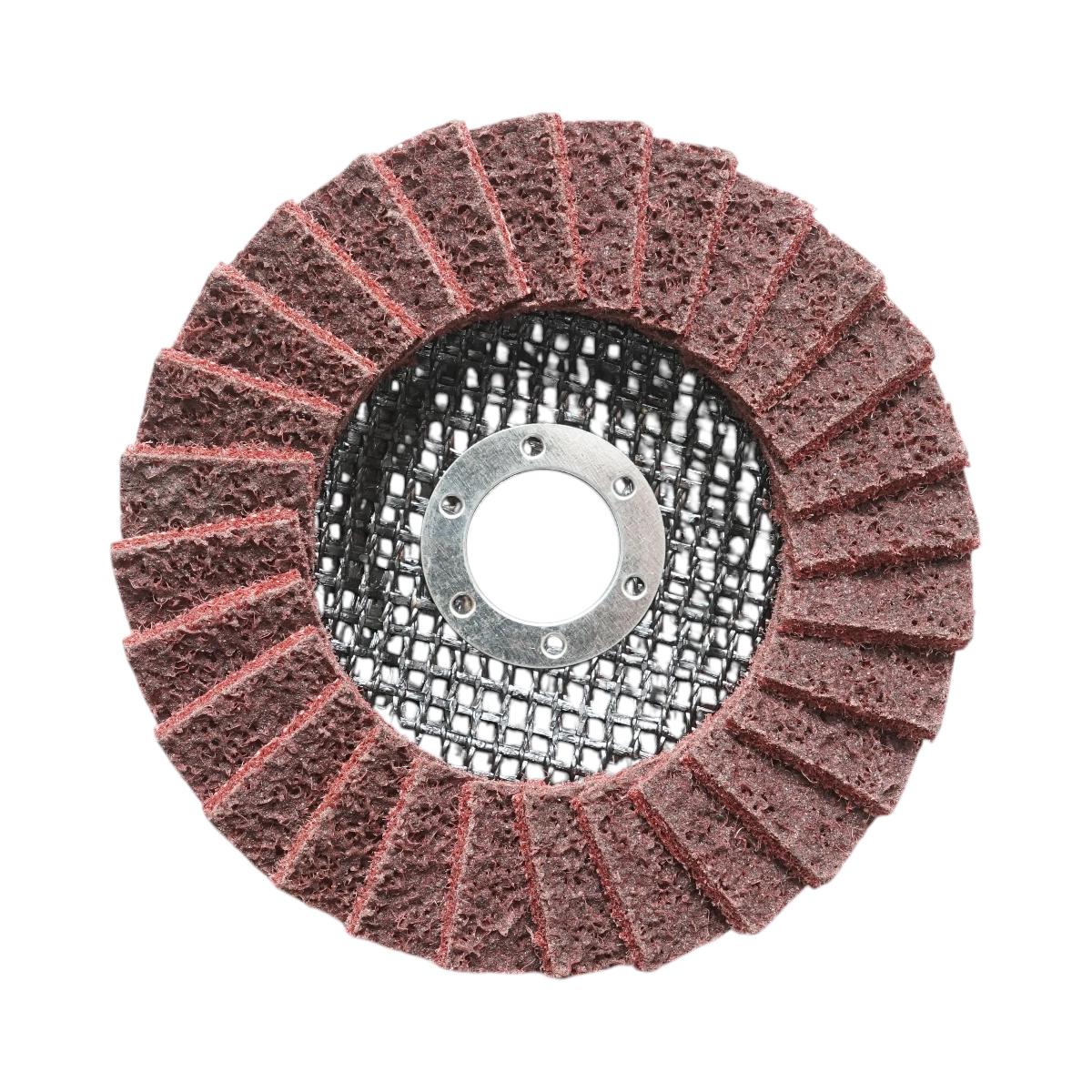 Disc abraziv lamelar netesut 125x22mm, granulatie medie pentru polisare si finisare Breckner Germany [2]