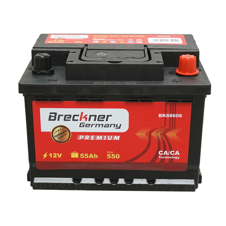 Acumulator, baterie auto 55Ah, 500A, 12V BRECKNER PREMIUM [1]