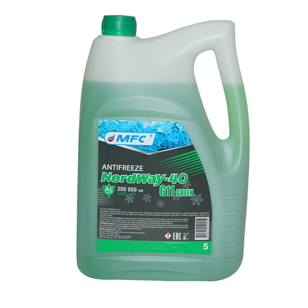 Antigel G11 verde concentrat -40 grade 4.2 Kg NordWay [1]