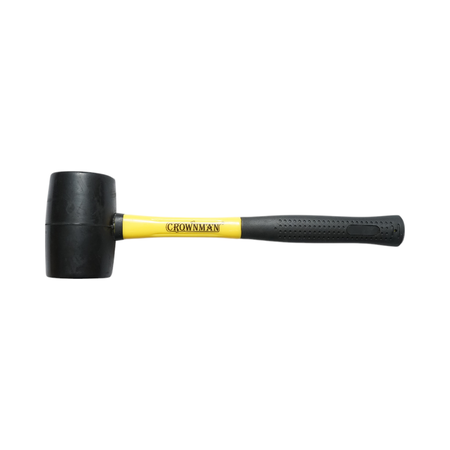 Ciocan de cauciuc 640g cu maner din fibra de sticla profesional Crownman
 [1]