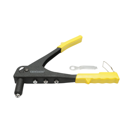 Cleste popnituri din otel 250mm, 4 capete interschimbabile 2.4, 3.2, 4.0, 4.8mm profesional Crownman
 [1]