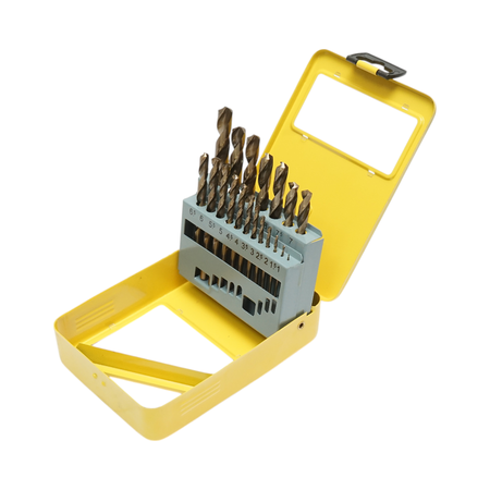 Set 25 burghie elicoidale HSS 1-10mm cu tija cilindrica pentru metal Crownman
 [1]