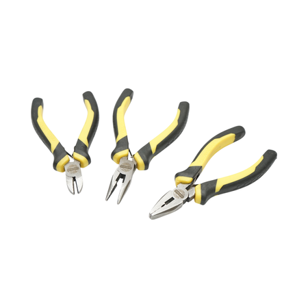 Set 3 mini clesti patent combinat, sfic, varf ascutit 115mm Crownman
 [1]