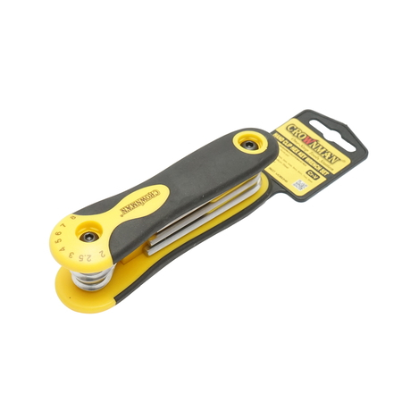 Set 8 chei imbus hexagonale pliabile cu maner tip briceag 2-8mm Cr-V Crownman
 [1]
