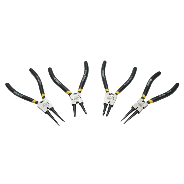 Set clesti sigurante seeger varf curbat interior/exterior, varf drept interior/exterior 180mm Crownman [1]