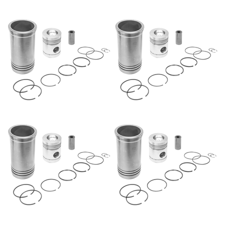 Set motor complet U-650 cu cilindrii, pistoane, segmenti, bolturi, sigurante bolt si inele [1]