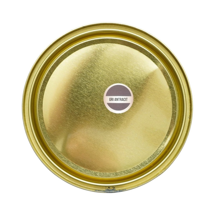 Vopsea gri antracit RAL 7016 750g  email anticoroziva 3 in 1 pentru metal, direct pe rugina, pe baza de apa [2]