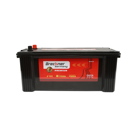 Acumulatori tractoate, utilaje grele, camioane - Acumulator, baterie auto 155Ah, 1000A, 12V BRECKNER PREMIUM