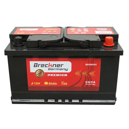 Acumulatori Auto - Acumulator, baterie auto 80Ah, 720A, 12V BRECKNER PREMIUM