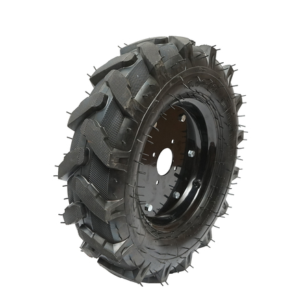 Anvelope - Anvelopa cu janta neagra 600/12 R1 10PR crampon