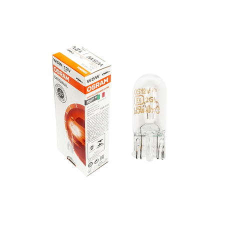 Becuri Auto - Bec 5W/12V W2.1x9.5D fara soclu Osram