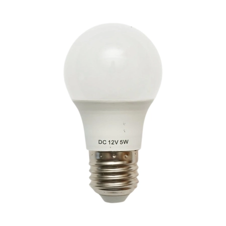 Becuri - Bec LED 12V, 5W, E27 lumina rece 6500K, 450lm Breckner Germany