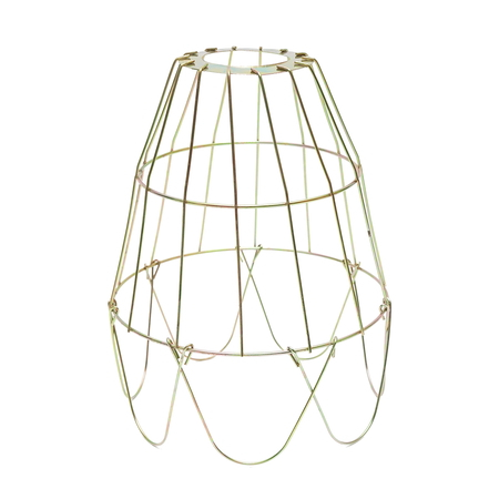 Scule, unelte - Capac pentru lampa incalzire pui, animale, sarma galvanizata 21x15.5x4.5cm