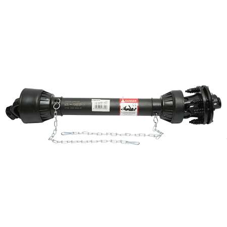 Cardane si Cruci Cardanice - Cardan 1000 mm S6 T6 cu ambreiaj compus din 2 discuri cruce 30.2x92 (teava stea) 1 3/8 Z=6 freza