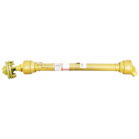 Cardane si Cruci Cardanice - Cardan 1400mm T5 1 3/8 Z=6 cu ambreiaj compus din 2 discuri cruce 30,2x80













