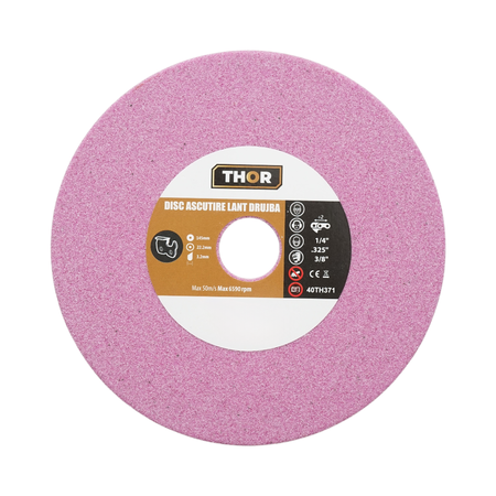 Scule, unelte - Disc ascutire lant drujba 145x22.2x3.2mm, viteza 6590rpm THOR