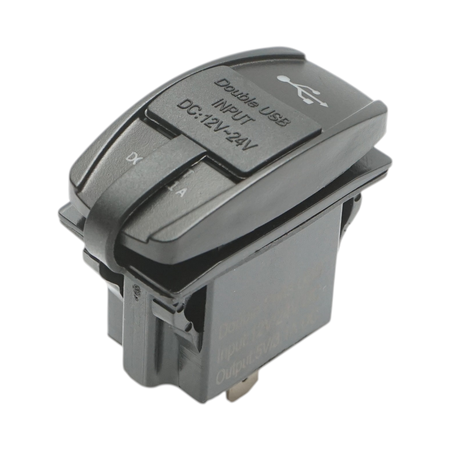 Incarcatoare priza - Incarcator priza bricheta auto 12V/24V, 2xUSB 5V/3.1A DC